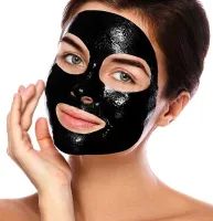 Чорна маска плівка для обличчя від чорних цяток Black Mask вугільна маска-плівка для очищення шкіри та звуження пор 100 г