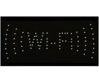 Светодиодная рекламная LED вывеска Wi-Fi Вай фай 48x25 см торговая табличка для внутренней рекламы, световое табло WIFI для кафе и бара от сети