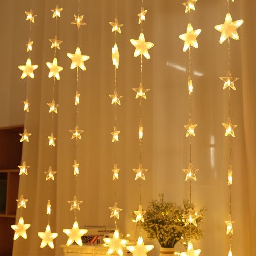 Внутрішня гірлянда штора Зорепад Xmas Теплий білий 3х1.8 м 120 LED діодів WW новорічна Світлодіодна завісу на вікно будинку 3мх1.8м від мережі 220V
