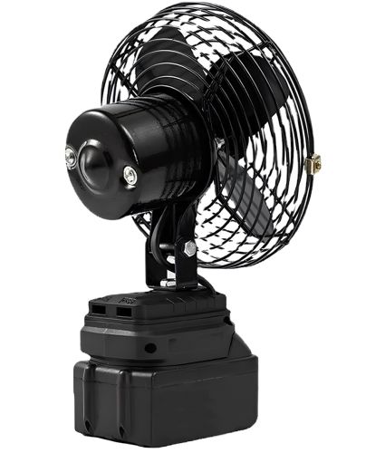 Настільний акумуляторний вентилятор Electric Fan VAP-8-1 48V 8″ бездротовий підлоговий охолоджувач повітря з автоповоротом і 2 швидкостями AND 0515