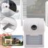 Вулична IP камера відеоспостереження UKC CAMERA D2 Wi-Fi 2mp з прожектором і віддаленим доступом, Камера інтерком iCSee з динаміком і мікрофоном Біла