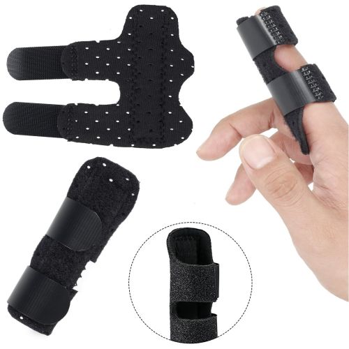 Бандаж на палець руки Finger Splint, Дитячий ортез шина на мізинець, Фіксатор пальця руки Чорний