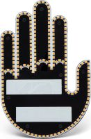 Светодиодная рука Fun Gesture Hand LED-ладонь с жестами на липучке с подсветкой, автомобильный знак на заднее стекло в салон авто с пультом управления