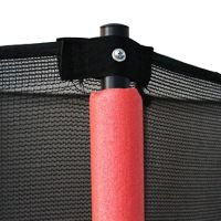 Дитячий батут Tilly BT-RJ-0072 140 см до 60 кг із захисною сіткою та м'якою обшивкою, Круглий батут YH-D007 на пружинах для дому та вулиці для дітей