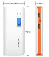 Портативний зарядний пристрій PINENG PN-968 Power Bank 10000 mahс LCD дисплеєм