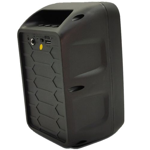 Портативная беспроводная колонка чемодан ESS-105 с Led подсветкой USB, SD, FM, AUX Bluetooth со светомузыкой аккумуляторная музыкальная, мини-чемодан
