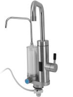 Проточний водонагрівач Faucet ZSWK-D02 з LCD дисплеєм з фільтром для очищення води, електричний нагрівач у вигляді крана 220V нижнє підключення