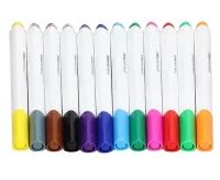 Чарівні Маркери для малювання на воді Floating Pen 12 шт, дитячий розвиваючий набір маркерів для скетчинга фломастери в кейсі різнокольорові