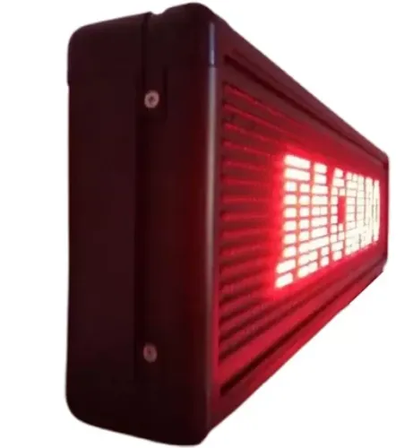 Світлодіодна внутрішня біжучий рядок табло Led Story 100х20 WIFI / USB з червоним підсвічуванням для реклами Вулична торгова вивіска c біжучим рядком