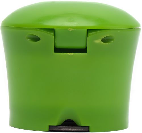Ручний прес подрібнювач часнику Garlic Chopper кухонна чеснокодавка для дрібних продуктів, часничниця зі знімним контейнером і насадками Зелена