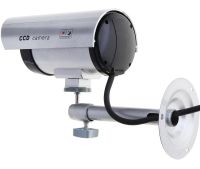 Уличный муляж камеры DUMMY IR CAMERA RR201 с мигающим светодиодом, Наружная камера обманка на батарейках, Видеокамера-обманка с ИК-подсветкой