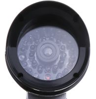 Уличный муляж камеры DUMMY IR CAMERA RR201 с мигающим светодиодом, Наружная камера обманка на батарейках, Видеокамера-обманка с ИК-подсветкой