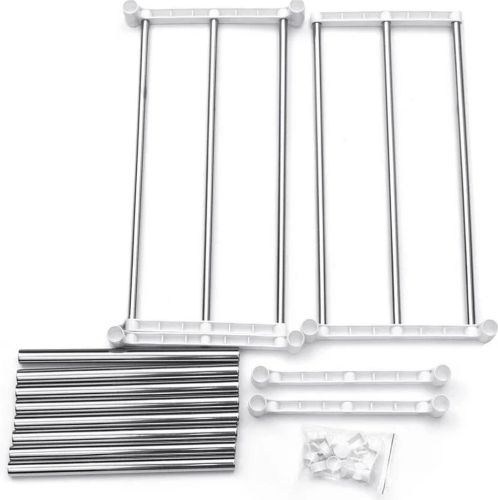 Полиця стелаж для мікрохвильовки Multifunctional storage rack NJ-452 настільний кухонний органайзер для мікрохвильової СВЧ-печі, Полиця-органайзер