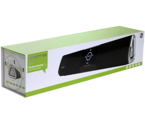 Портативна Bluetooth колонка Hopestar A3 бездротова акумуляторна блютуз акустика з сенсорним управлінням і підсвічуванням NFC MP3 AUX USB Black
