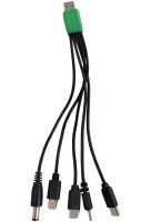 Сонячна панель Cclamp Solar Panel CL - 680 8W 6V 1.3 A портативна батарея з мультикабелем USB для зарядки мобільних пристроїв від сонця 680CL