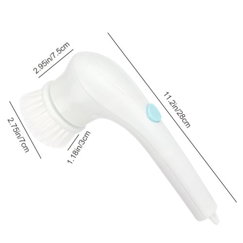 Електрична бездротова щітка Electric Cleaning Brush для миття та прибирання 5 в 1 багатофункціональна акумуляторна USB щітка з насадками для чищення