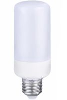 Світлодіодна декоративна лампочка LED Flame Light E27 9W з RGB ефектом полум'я у формі кукурудзи в патрон кольорова лампа 2200K з імітацією вогню
