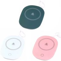 Підігрівач чашок Automatic Thermostatic coaster LSK-1502 для чаю та кави, Нагрівач підставка Lucky чашки з підігрівом до 55°C від мережі 220В