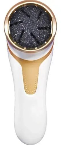 Беспроводная пемза Callus Remover Y2023-1 для чистки пяток и удаления мозолей, Шлифовальная пилка с 2 насадками для удаления грубой кожи Белая