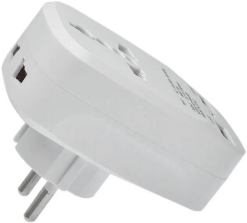 Сетевой тройник Travel Adaptor 823 разветвитель адаптер для зарядки телефона SL-188 на 2 USB сетевое зарядное устройство с индикатором в розетку