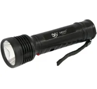 Ручной аккумуляторный фонарик X-Balog BL YW-037 3W с гибкой LED лампой и солнечной панелью Туристический фонарь Power Bank Yawang для кемпинга Черный
