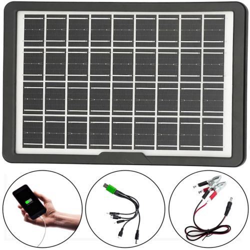 Портативна сонячна панель для зарядки мобільних пристроїв 15W, з Multi USB портом CL-1615 Solar Panel зарядка від сонця для повербанка телефону