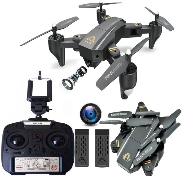 Квадрокоптер складаний професійний D5HW DRONE s9 Phantom Pro з WIFI камерою, Дрон з підсвічуванням на акумуляторі Коптер на радіокеруванні 4 DRC V4