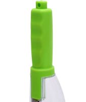 Ручная овощечистка Peeler с контейнером для очисток, вертикальный кухонный нож для чистки и удаления кожуры с овощей и фруктов для кухни 20х5.5 см
