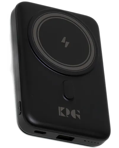 Бездротовий зарядний пристрій King Power Bank WPG-101 10000 mAh зі швидкою зарядкою, портативний зовнішній акумулятор USB повербанк для телефону