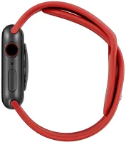 Наручний Смарт годинник Smart Watch T500 спортивний з мікрофоном, тонометром IP67 Aluminium 44mm Розумний годинник з функціями фітнесу та здоров'я Червоні