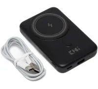 Бездротовий зарядний пристрій King Power Bank WPG-101 10000 mAh зі швидкою зарядкою, портативний зовнішній акумулятор USB повербанк для телефону