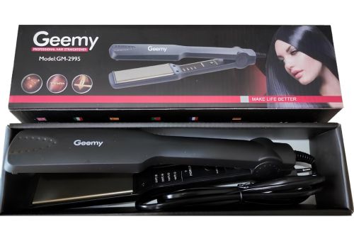 Утюжок выпрямитель Gemei GM-2995 45W керамическая плойка для выравнивания и укладки волос, прибор щипцы с быстрым нагревом и индикатором Gemmy