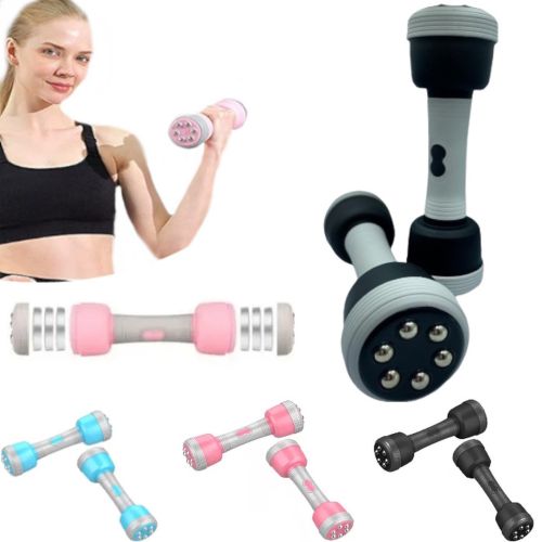 Многофункциональные разборные массажные гантели Multifuntional Massage Dumbbells NEW для тела массажер тренажер с переменным весом для фитнеса
