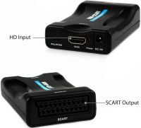 Конвертер відео Scaler Converter H70 HDMI на SCART адаптер перехідник для перетворення цифрового сигналу в Аналоговий, відеоконвертер 1080P DC 5В