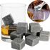 Охлаждающие камни для Виски Whiskey Stones WS Виски Стоунс 9 штук, Набор камней из стеатита для охлаждения напитков с мешочком в картонной коробке