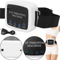 Антицелюлітний міостимулятор тренажер для схуднення Fat Throwing Machine CS-777, Масажер для масажу преса і живота з регульованою манжетою з USB