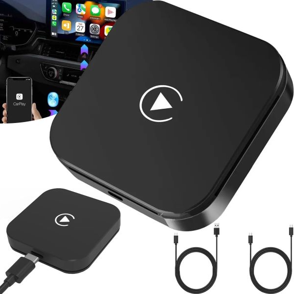 Бездротовий Bluetooth адаптер СarPlay Wireless для бездротового підключення телефону IOS Android, автомобільний блютуз карплей iPhone в машину
