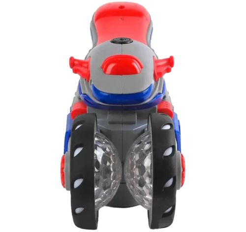 Интерактивная детская игрушка Мотоцикл трансформер YJToys YJ388-6 с музыкальными эффектами, Игрушечный музыкальный квадроцикл от батареек для детей