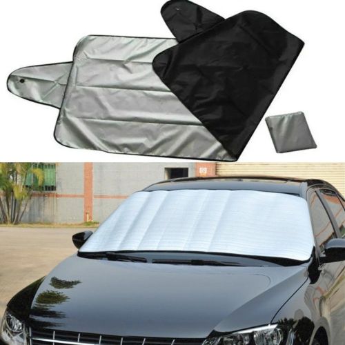 Двухсторонняя накидка чехол на лобовое стекло автомобиля Winter Windshield Cover 150х70 см от снега, солнца и льда, Автомобильный чехол от замерзания