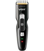 Акумуляторна машинка для стрижки волосся VGR V-040 професійний бездротовий чоловічий тример для вусів і бороди з LED-дисплеєм і USB зарядкою V040