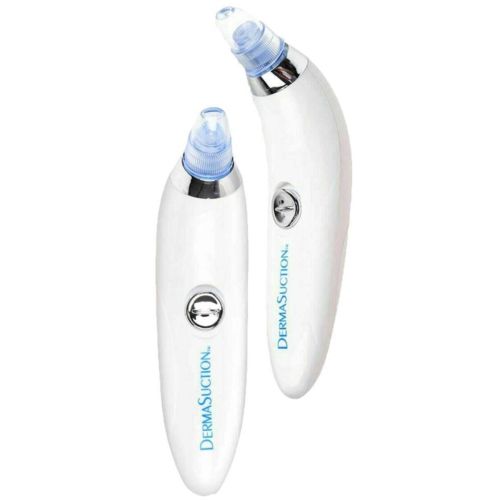 Вакуумный аппарат Derma Suction прибор для чистки пор и удаления черных точек, пилинг для лица, очиститель, аппарат-очиститель кожи 4 насадки Белый