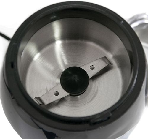 Электрическая кофемолка Domotec MS-1107 150W роторный измельчитель кофейных зерен, орехов и специй, ручная кухонная мельница для кофе MS1107 Серая