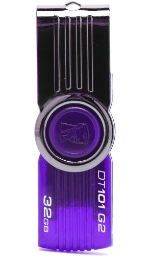 USB Flash 32Gb флешка Kingston DataTraveler DT101 G2 флеш-накопичувач, карта пам'яті, USB-накопичувач для зберігання документів, фото і відео 32Гб