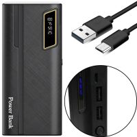 Зарядний пристрій УМБ Power Bank 50000 mAh UN-3104 2xUSB, Портативна батарея повербанк зовнішній акумулятор зарядка для телефону з ліхтариком