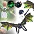 Дитячі рухливі крила Динозавра Dinosaur Wings 2 електричні карнавальні крила на ремінцях з підсвічуванням музикою і ефектом пурхання 85 см