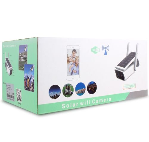 Вулична Автономна WI-FI камера відеоспостереження Solar ABQ-Q1 Full HD з сонячною батареєю, Бездротова IP відеокамера для зовнішнього спостереження