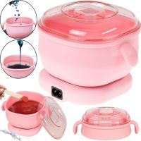 Силіконовий баночний воскоплав Wax Boiling Bowl Bucos SL-400 100W, складаний нагрівач воску на 400мл в таблетках, гранулах або дисках AND651
