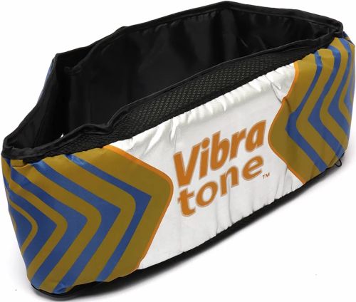 Масажний пояс для схуднення Vibra Tone 12W електричний пояс-масажер для живота, боків і стегон, антицелюлітний вібромасажер з пультом управління