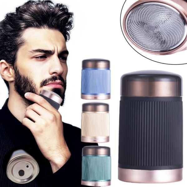 Акумуляторна Дорожня електробритва депілятор Blawless Portable Mini Shaver 5W, Бездротова роторна USB міні бритва Face Massager тример