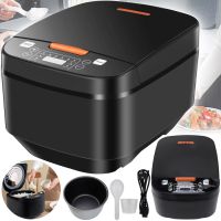Електрична рисоварка Silver Crest TK-208 на 5 л 10 програм 900W керамічна мультиварка з сенсорним дисплеєм, таймером і автопідігрівом AT-M7